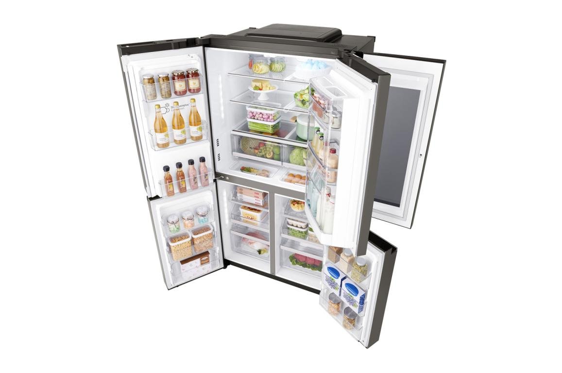 Frigorífico americano - LG GMX936SBHV, No Frost, LED, 571L, 40 dB, Inox
