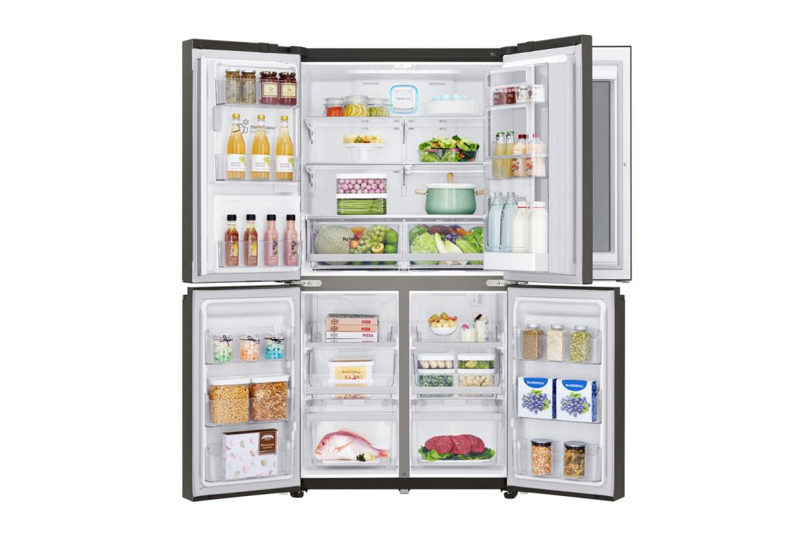 Frigorífico americano - LG GMX936SBHV, No Frost, LED, 571L, 40 dB, Inox