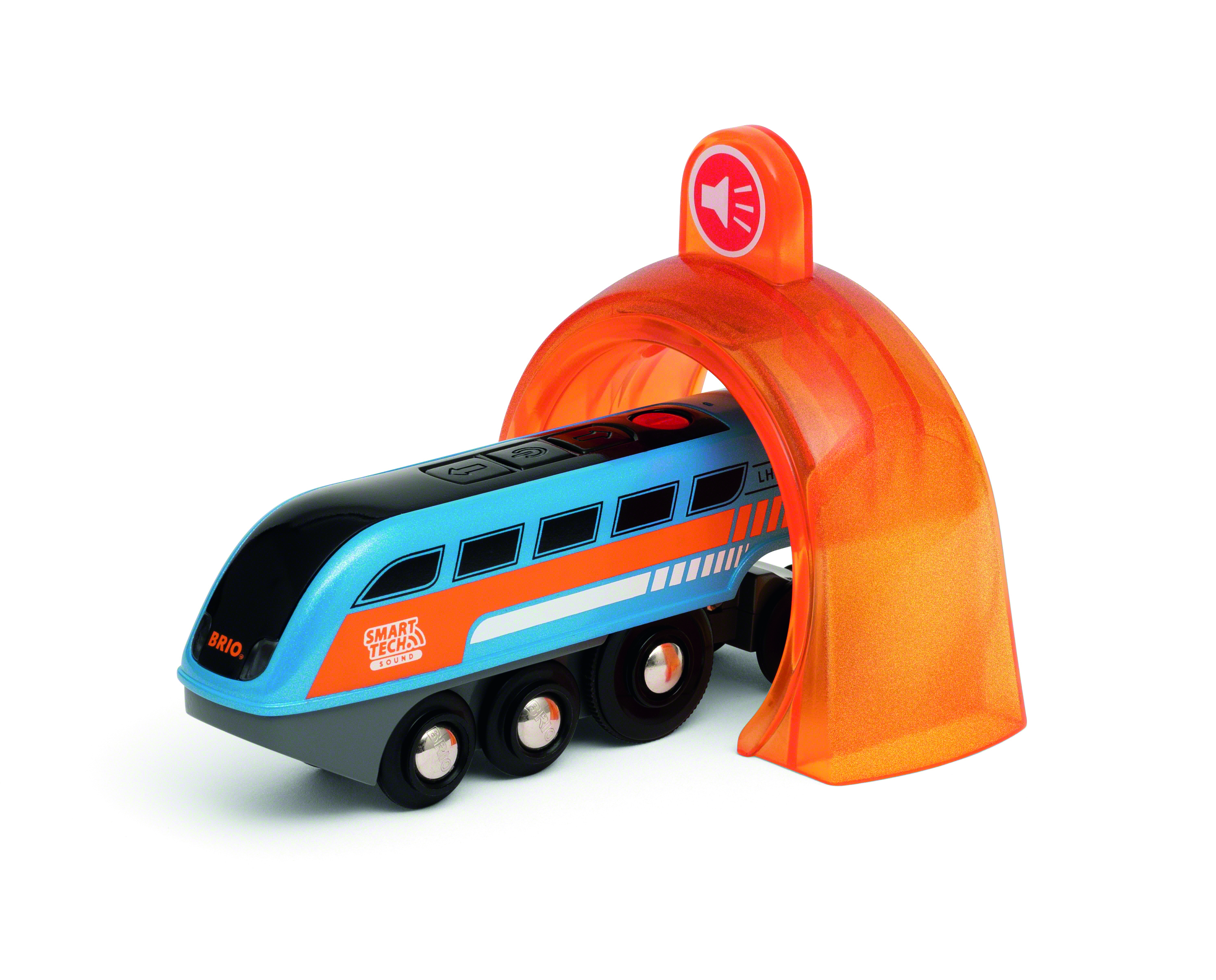BRIO Smart Tech Sound Lok mit Aufnahmefunktion RW Trains Mehrfarbig