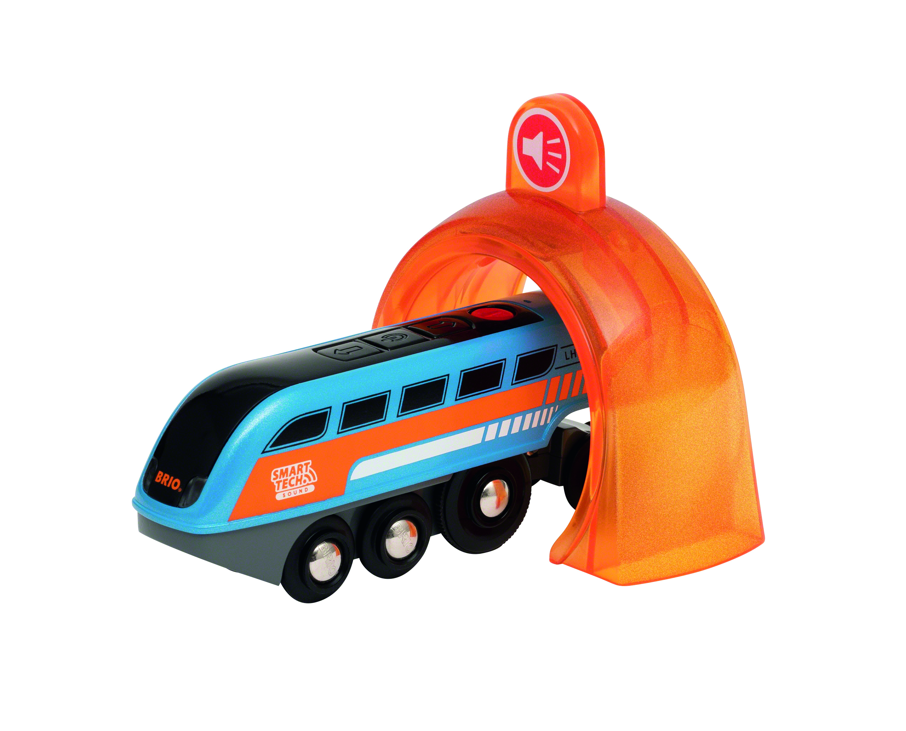BRIO Smart Tech Sound Lok mit Aufnahmefunktion RW Trains Mehrfarbig
