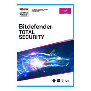 Bitdefender Total Security (10 Geräte/18 Monate) - PC/MAC - Allemand