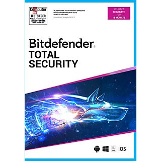 Bitdefender Total Security (10 Geräte/18 Monate) - PC/MAC - Deutsch