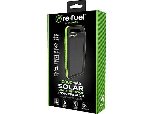 DIGIPOWER Re-Fuel - Powerbank (Schwarz/Grün)