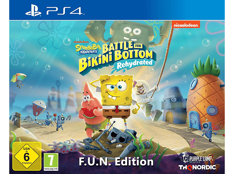 Spongebob SquarePants: Battle for Bikini [PlayStation 4] - Edition F.U.N. - Bottom Rehydrated