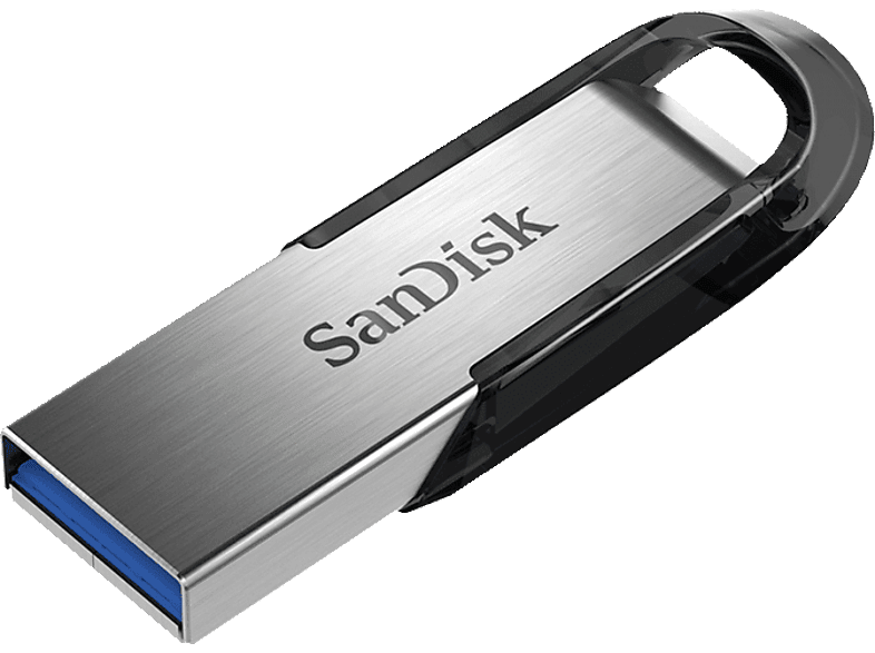 SANDISK Ultra Flair USB-Stick, 512 GB, 150 MB/s, Silber/Schwarz