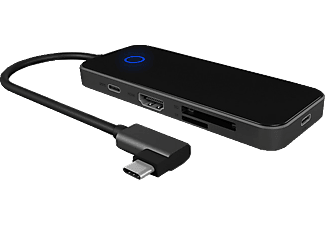 RAIDSONIC USB Type-C Dockingstation, Schwarz