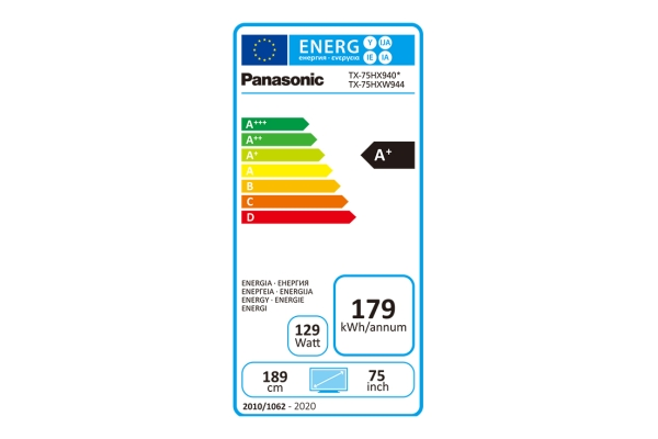 PANASONIC TX-75HXW944 LED TV (Flat, 75 Zoll / 189 cm, UHD 4K, SMART TV, my Home Screen 5.0)