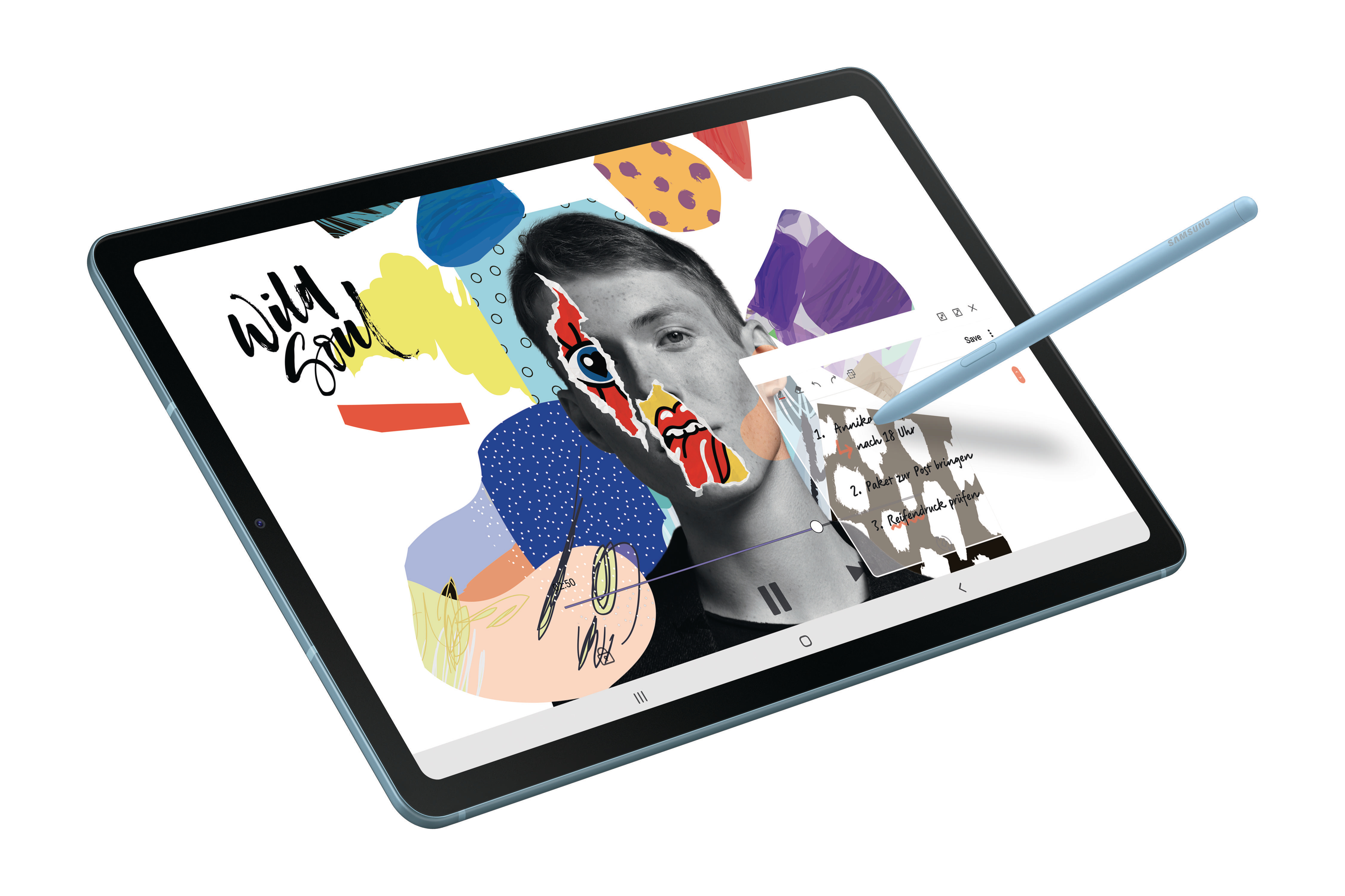 SAMSUNG Galaxy Tab S6 Lite Wi-Fi, Tablet, 64 GB, 10,4 Zoll, Angora Blue