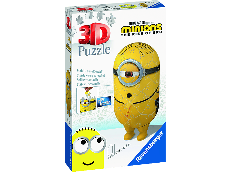 Puzzle Mehrfarbig 3D Kung RAVENSBURGER - Fu Minion