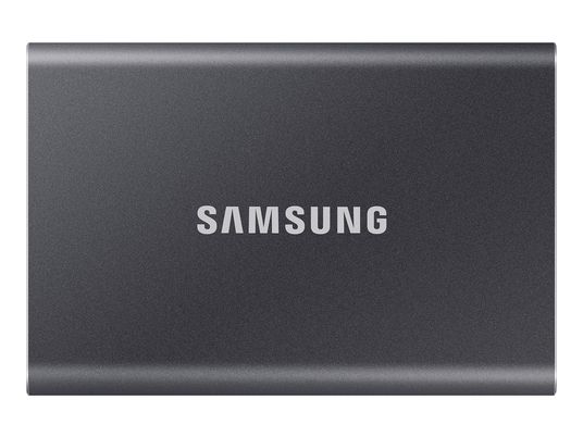 SAMSUNG Portable SSD T7 - Disque dur (SSD, 500 GB, Titan Gray)