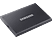 SAMSUNG Portable SSD T7 - Festplatte (SSD, 500 GB, Titan Gray)