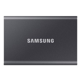 SAMSUNG Portable SSD T7 - Disque dur (SSD, 2 TB, Titan Gray)