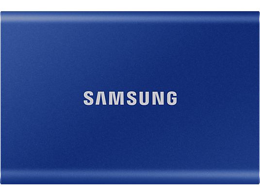 SAMSUNG Portable SSD T7 - Festplatte (SSD, 500 GB, Indigo Blue)