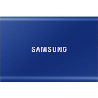 SAMSUNG Portable SSD T7 - Disque dur (SSD, 1 TB, Indigo Blue)