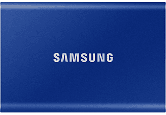 SAMSUNG Portable SSD T7 - Festplatte (SSD, 2 TB, Indigo Blue)