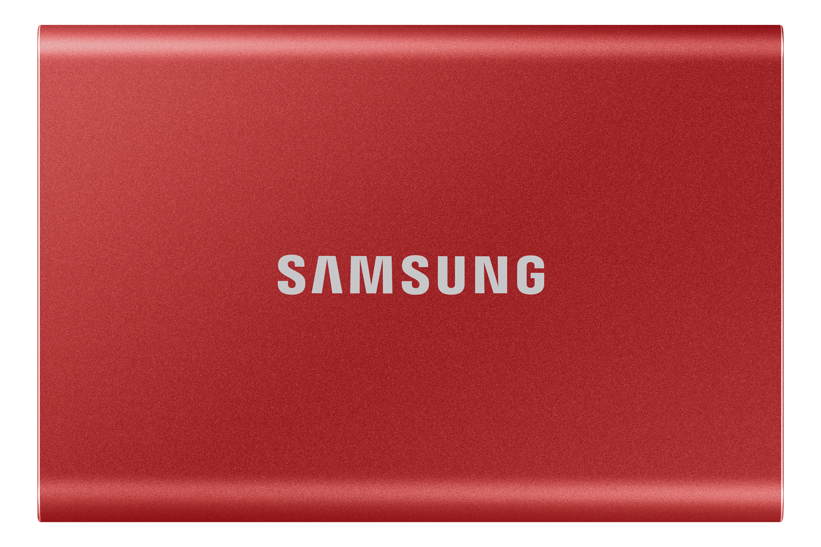 SAMSUNG Portable SSD T7 Festplatte, 500 GB SSD, extern, Metallic Red
