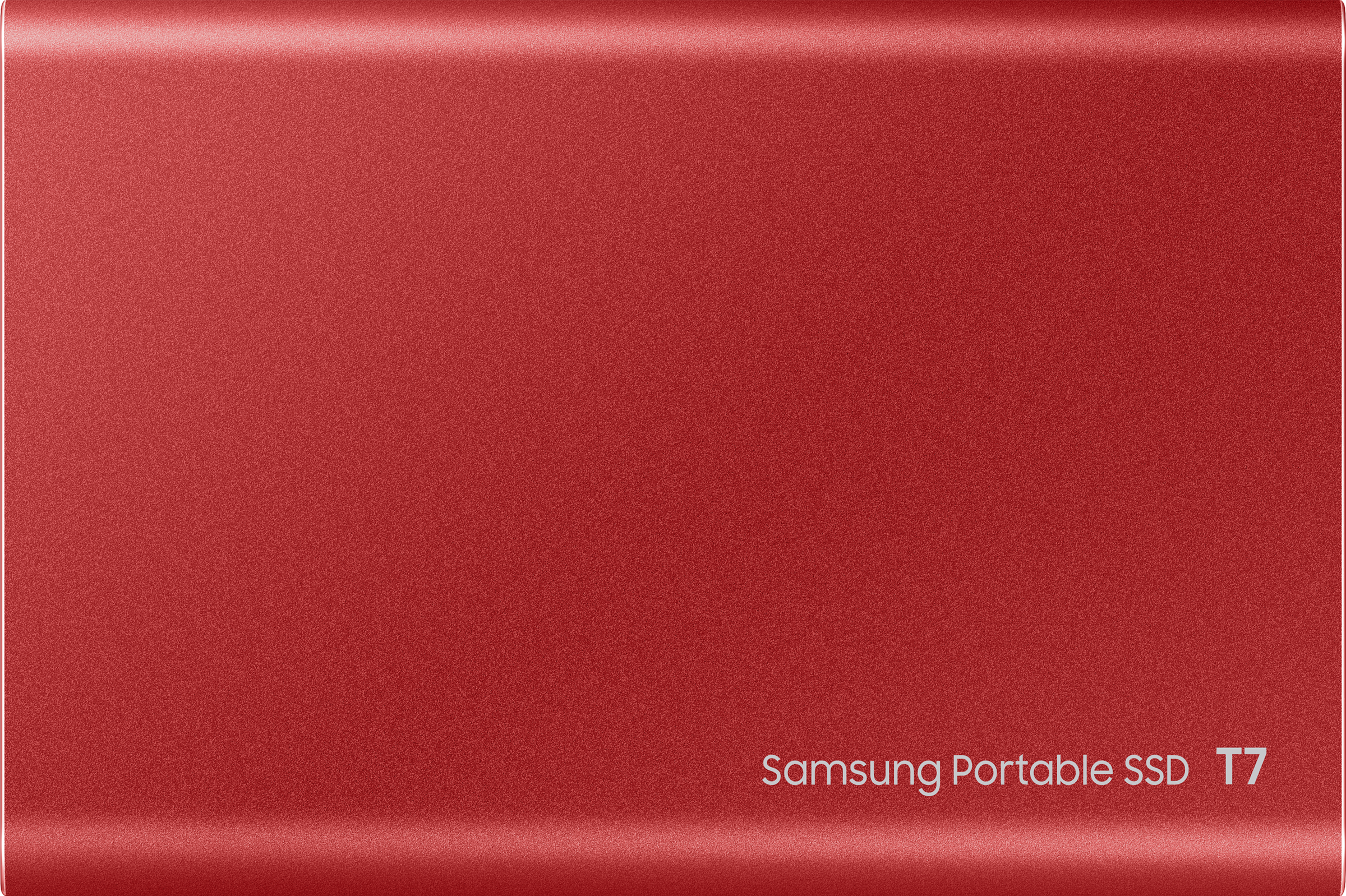 SAMSUNG Portable SSD T7 Festplatte, 500 GB SSD, extern, Metallic Red