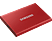 SAMSUNG Portable SSD T7 - Disque dur (SSD, 500 GB, Metallic Red)