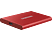 SAMSUNG Portable SSD T7 - Festplatte (SSD, 500 GB, Metallic Red)