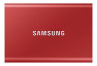 SAMSUNG Portable SSD T7 - Festplatte (SSD, 1 TB, Metallic Red)