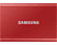 SAMSUNG Portable SSD T7 - Disco rigido (SSD, 2 TB, Metallic Red)