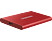 SAMSUNG Portable SSD T7 - Disque dur (SSD, 2 TB, Metallic Red)