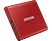 SAMSUNG Portable SSD T7 - Festplatte (SSD, 2 TB, Metallic Red)