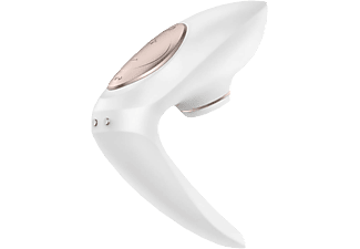 SATISFYER Pro 4 Couples - Vibromasseur couple (Blanc/Or rose)