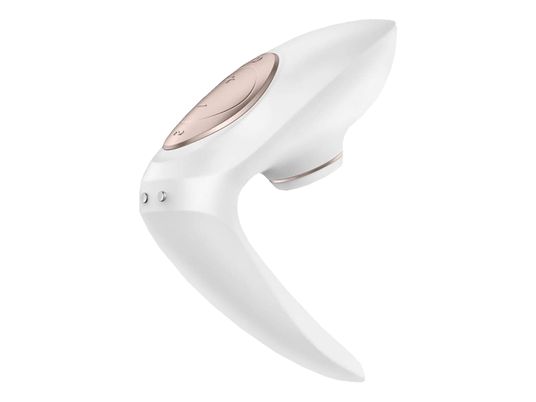 SATISFYER Pro 4 Couples - Paarvibrator  (Weiss/Rosegold)