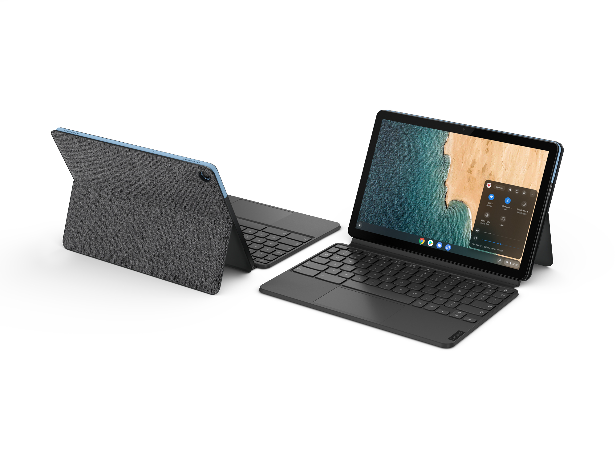 LENOVO IdeaPad Duet Chromebook - 10,1 Zoll - MediaTek Helio P Series P60T - 4 GB - 128 GB - Mediatek Mali-G72 - Google ChromeOS