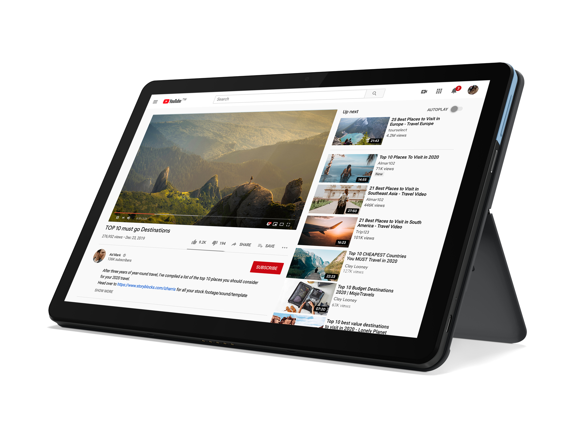 LENOVO IdeaPad Duet Chromebook - 10,1 Zoll - MediaTek Helio P Series P60T - 4 GB - 128 GB - Mediatek Mali-G72 - Google ChromeOS