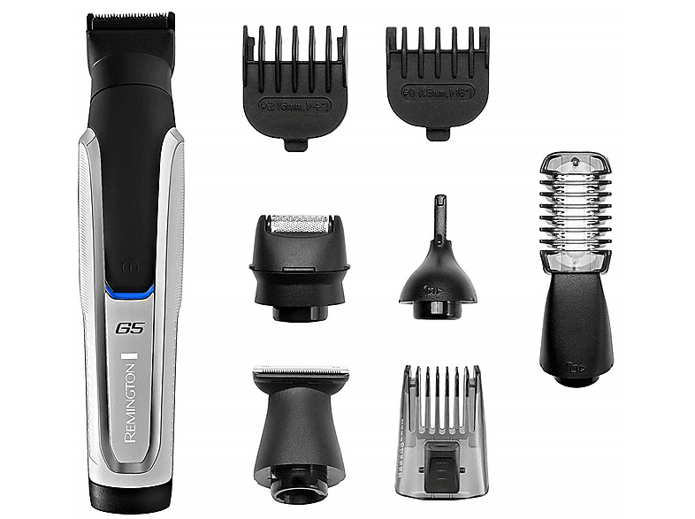 Remington PG 5000 Graphite Serie G5 Multigroomer, Schwarz, Weiß, Netz-/Akkubetrieb — Foto 2 von 2