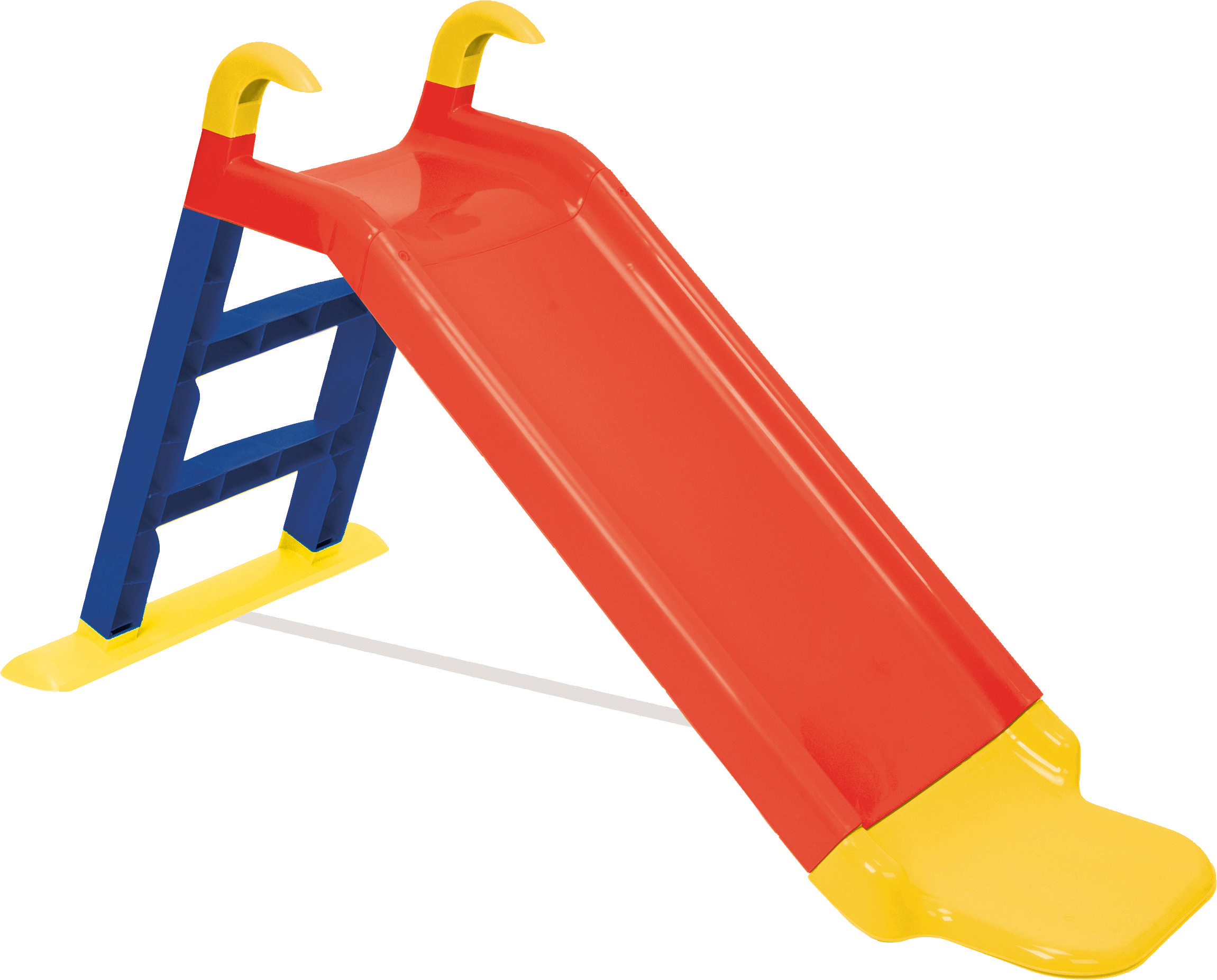 STARPLAST Rutsche 141 x 60 x 78 cm Kinderspielzeugrutsche Grün/Gelb/Blau