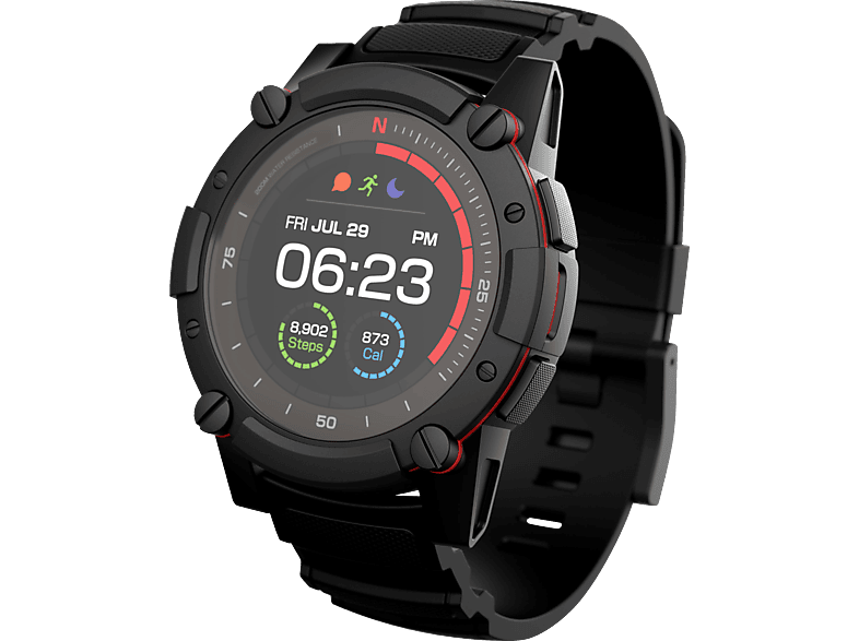 MATRIX PowerWatch Series 2 Smartwatch Aluminium Silikon, Einheitsgröße ...