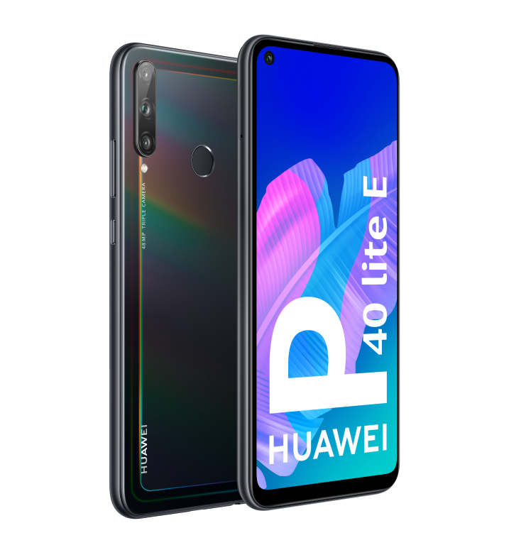 Móvil - Huawei P40 Lite E, Negro, 64 GB, 4 GB, 6.39 " HD+, Kirin 710F, 4000 mAh, Android