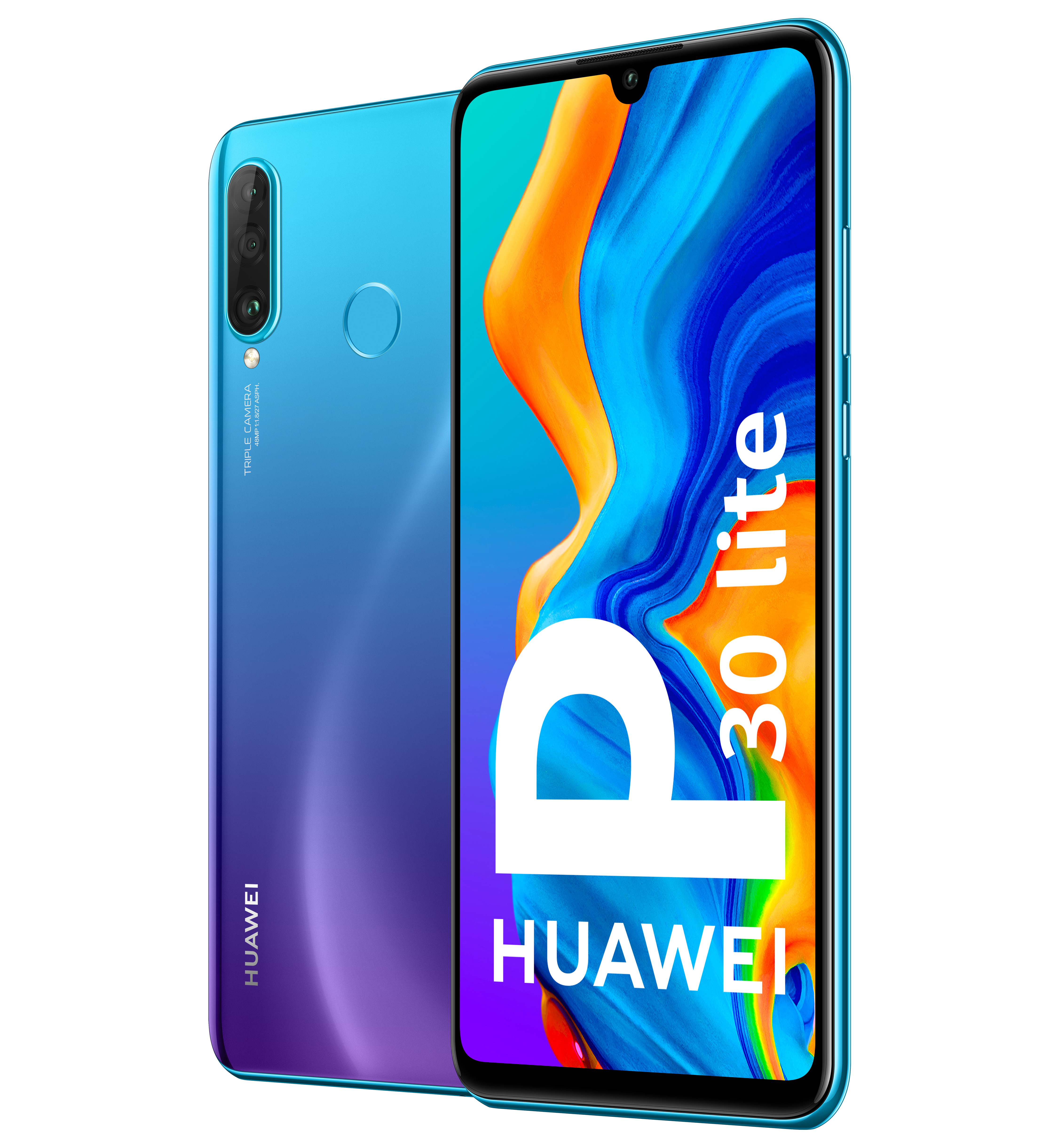 Móvil - Huawei P30 Lite, Azul, 256 GB, 6 GB RAM, 6.15" Full HD+, Kirin 710, 3340 mAh, Android