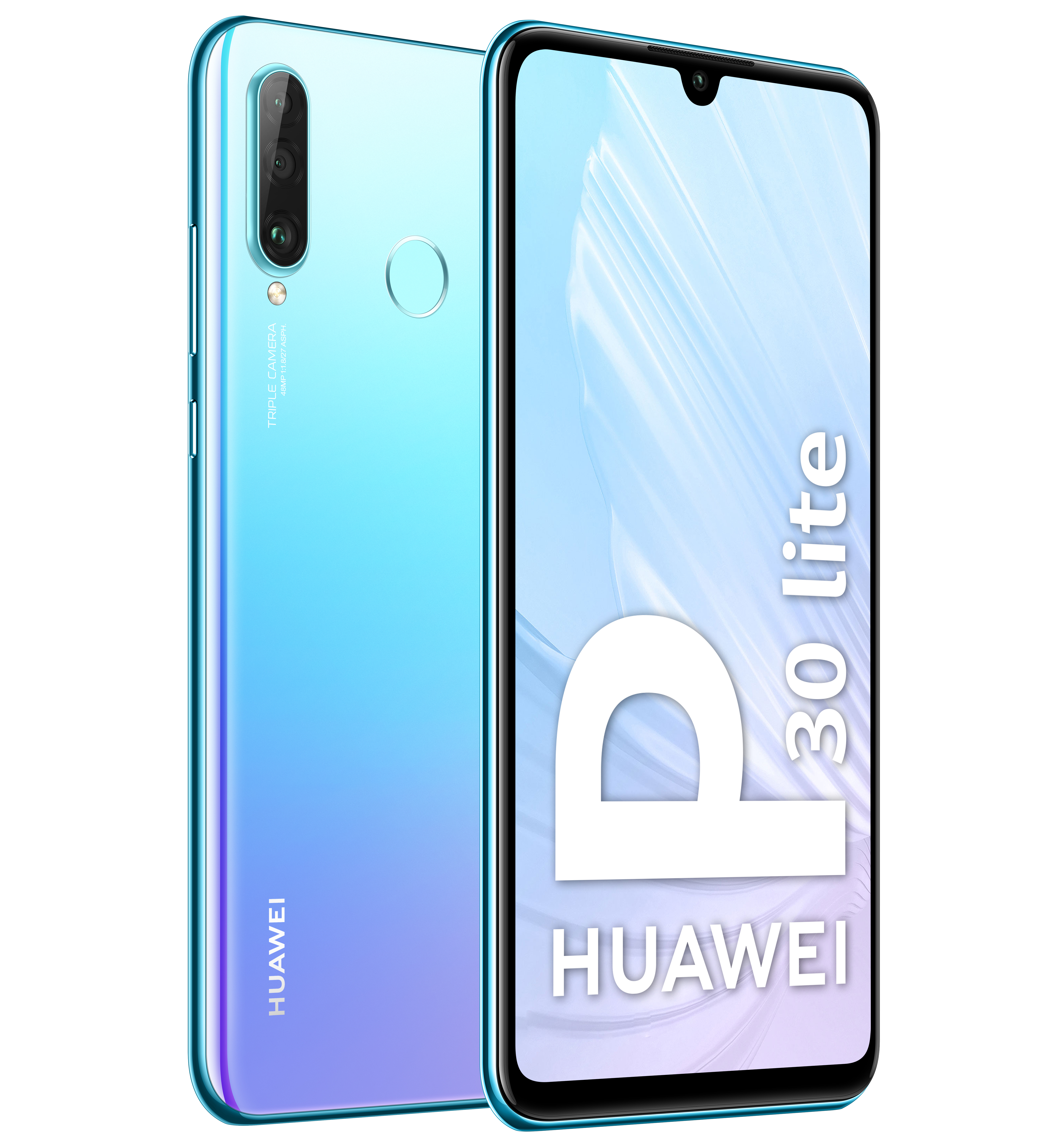 Móvil - Huawei P30 Lite, Azul, 256 GB, 6 GB RAM, 6.15" Full HD+, Kirin 710, 3340 mAh, Android
