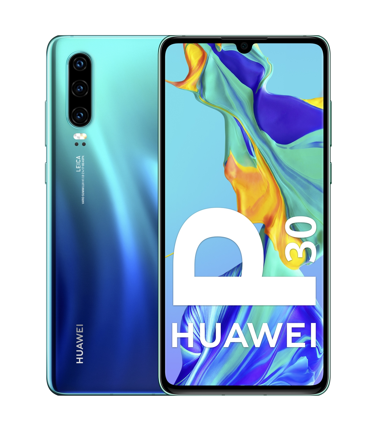 Móvil - Huawei P30, Azul, 128 GB, 6 GB RAM, 6.1" Full HD+, Kirin 980, 3650 mAh, Android