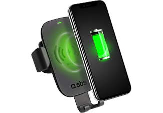 SBS MOBILE Trådlös Gravity Smartphone-hållare för bilar med en snabbladdare