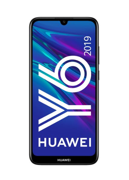 Móvil - Huawei Y6 (2019), Negro, 32 GB, 2 GB RAM, 6.09", MediaTek, 3020 mAh, Android