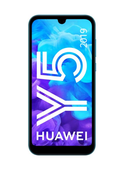 Móvil - Huawei Y5 (2019), Azul, 16 GB, 2 GB RAM, 5.71" HD, MT6761, 3020 mAh, Android