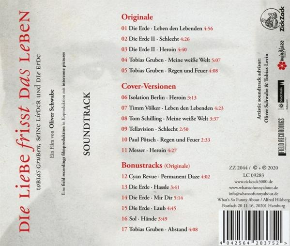 Liebe Leben frisst (OST) - (CD) - das Die VARIOUS