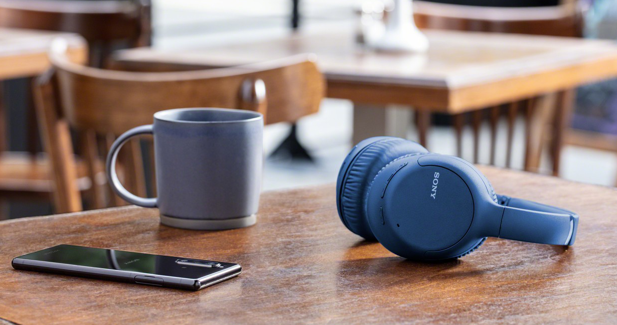SONY WH-CH710N - Casque Bluetooth (Over-ear, Bleu)
