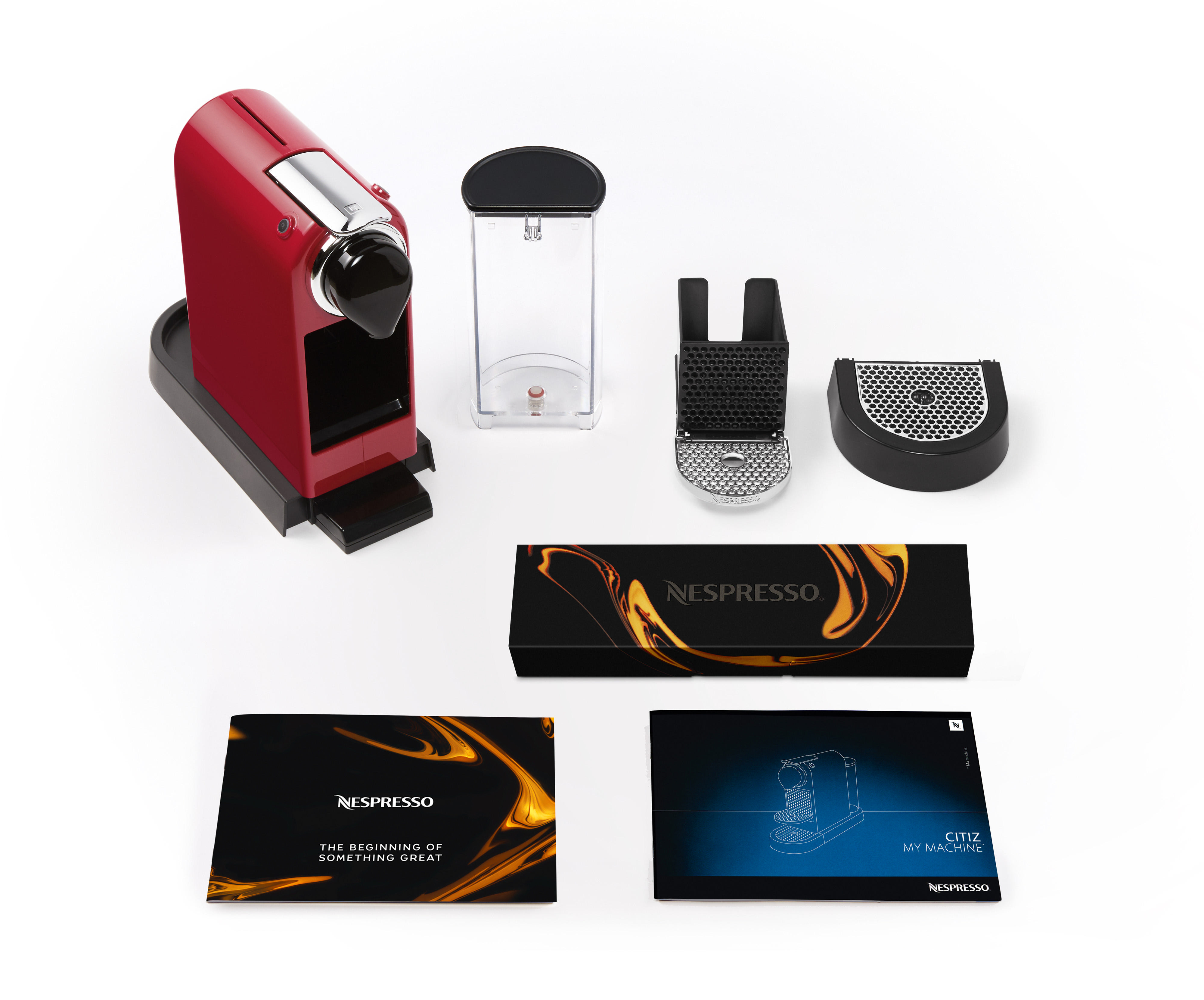 KRUPS XN7415 Nespresso New CitiZ Kapselmaschine Rot