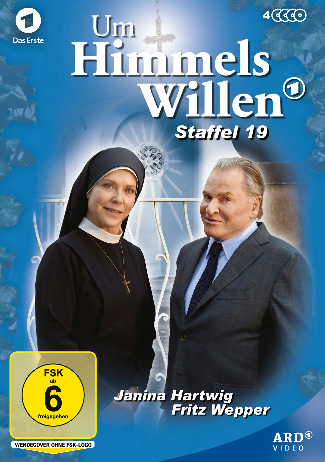 Filmcover: Zwei lächelnde Personen. Eine Nonne und ein Mann im Anzug sind auf dem Cover zu sehen.