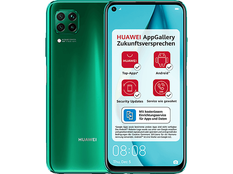 スマートフォン本体 HUAWEI P40 lite 5G Crush Green 128G Amazon.com: HUAWEI P40 Lite 5G Dual-SIM 128GB ROM + 6GB RAM