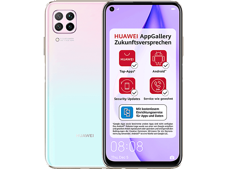 Huawei P40 Lite Dual SIM 128 GB sakura pink 6 GB RAM