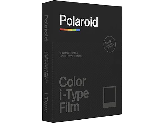 POLAROID 6019 Color film i-Type Black Frame Edition - Pellicola inchiostro per foto istantanee (Nero)