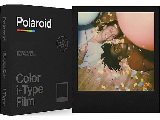 POLAROID 6019 Color film i-Type Black Frame Edition - Pellicola inchiostro per foto istantanee (Nero)