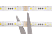 DELTACO SMART HOME LED-list förlängning, 1m, RGB, 2700K-6500K, 6-pin, passar SH-LS3M, vit